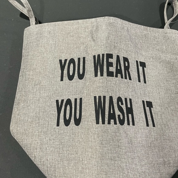 Canvas laundry bag NWOT You wear it You wash it! - Picture 4 of 5